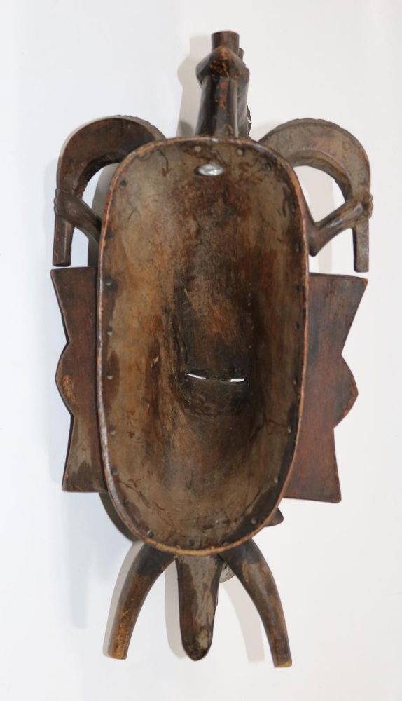 Große Abbildung Nr.4: 134-2226 Kpelie Maske der Senufo: (Afrika, Masken)