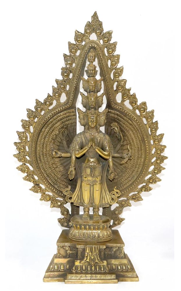 Große Abbildung Nr.1: 134-2271 Sahasrabhuja Avalokitesvara.: (Asiatika)