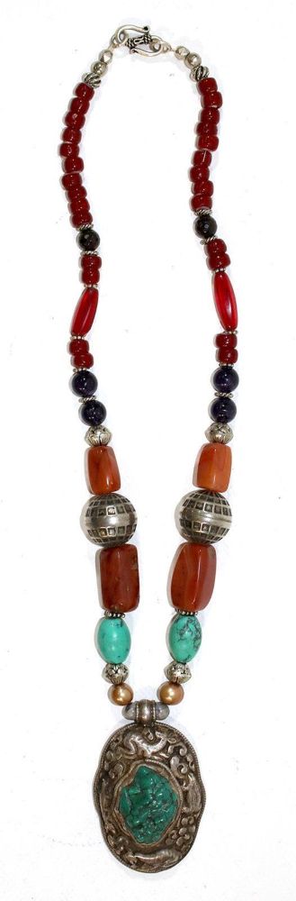 Große Abbildung Nr.1: 134-2273 Nepalesische Kette,: (Asiatika, Schmuck)