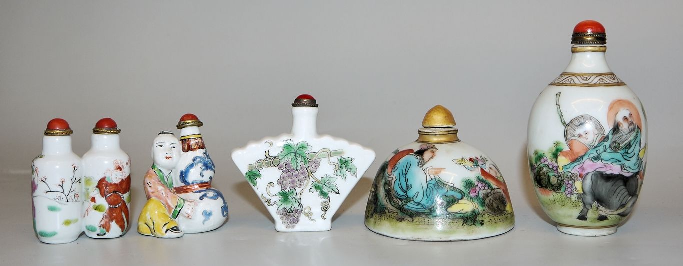 Große Abbildung Nr.9: 134-2279 Snuffbottle.: (Asiatika, Snuffbottles)