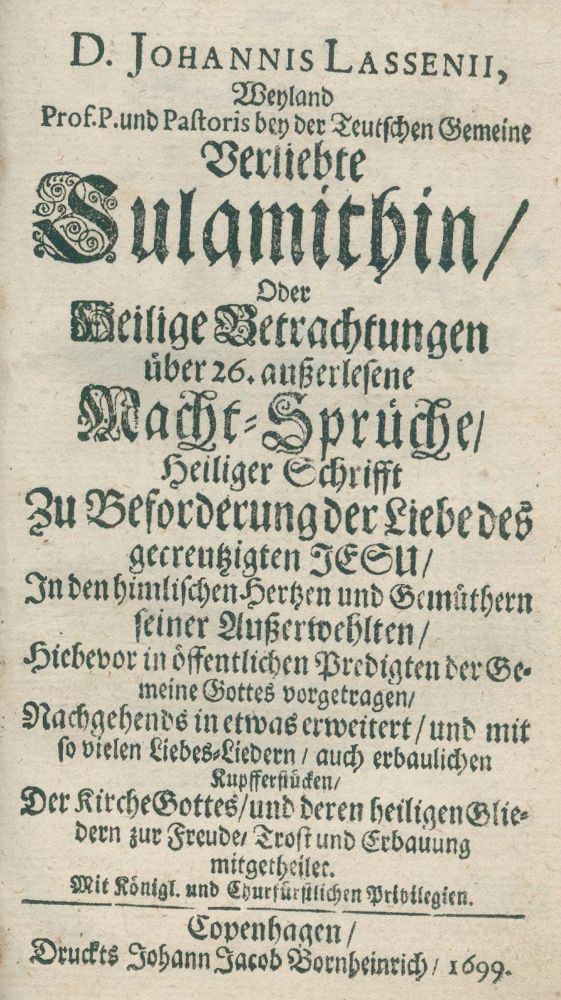Große Abbildung Nr.1: 134-228 Lassenius,J.: (Alte Drucke, Handschriften und Theologie)