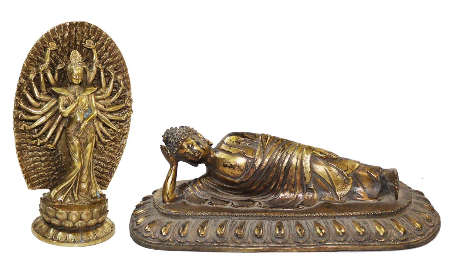 Große Abbildung Nr.1: 134-2284 Liegender Buddha: (Asiatika, Thailand)