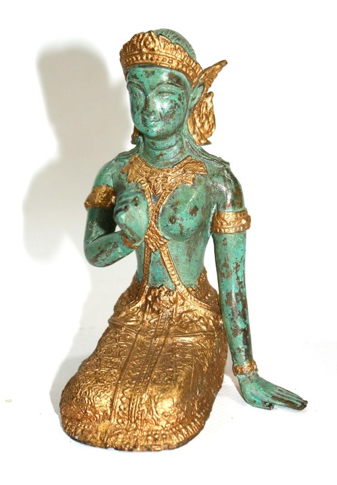 Große Abbildung Nr.3: 134-2285 Zwei kniende Tempeltänzerinnen: (Asiatika, Thailand)