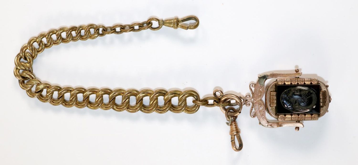 Große Abbildung Nr.1: 134-2418 Fünf Hämatitgemmen: (Schmuck, Gemmen, Hämatit)
