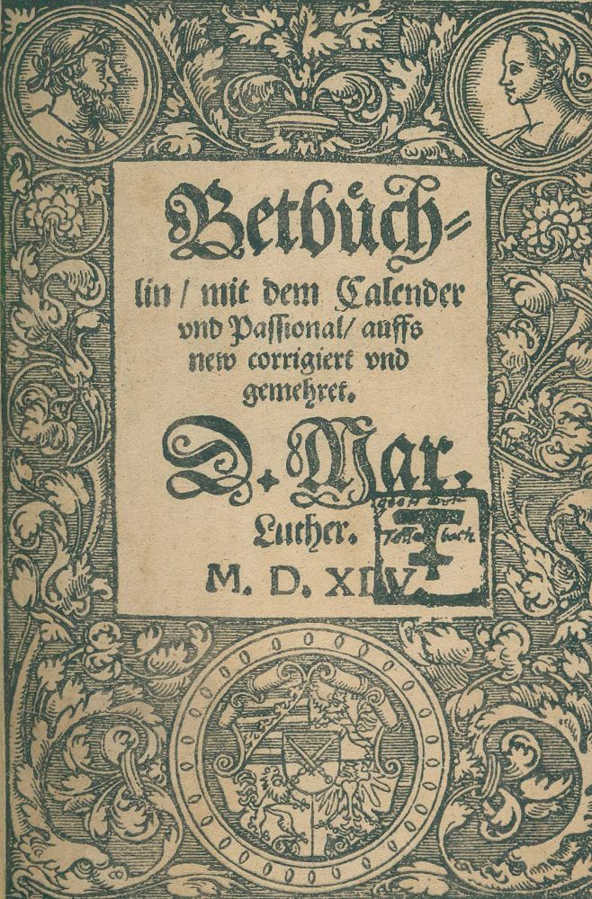 Große Abbildung Nr.1: 134-244 Luther,M.: (Alte Drucke, Handschriften und Theologie)