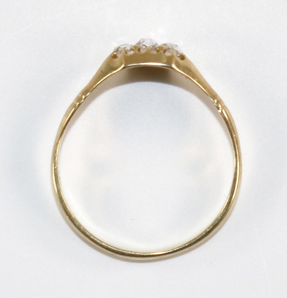 Große Abbildung Nr.2: 134-2442 Diamantring 585 GG.: (Schmuck, Ringe)
