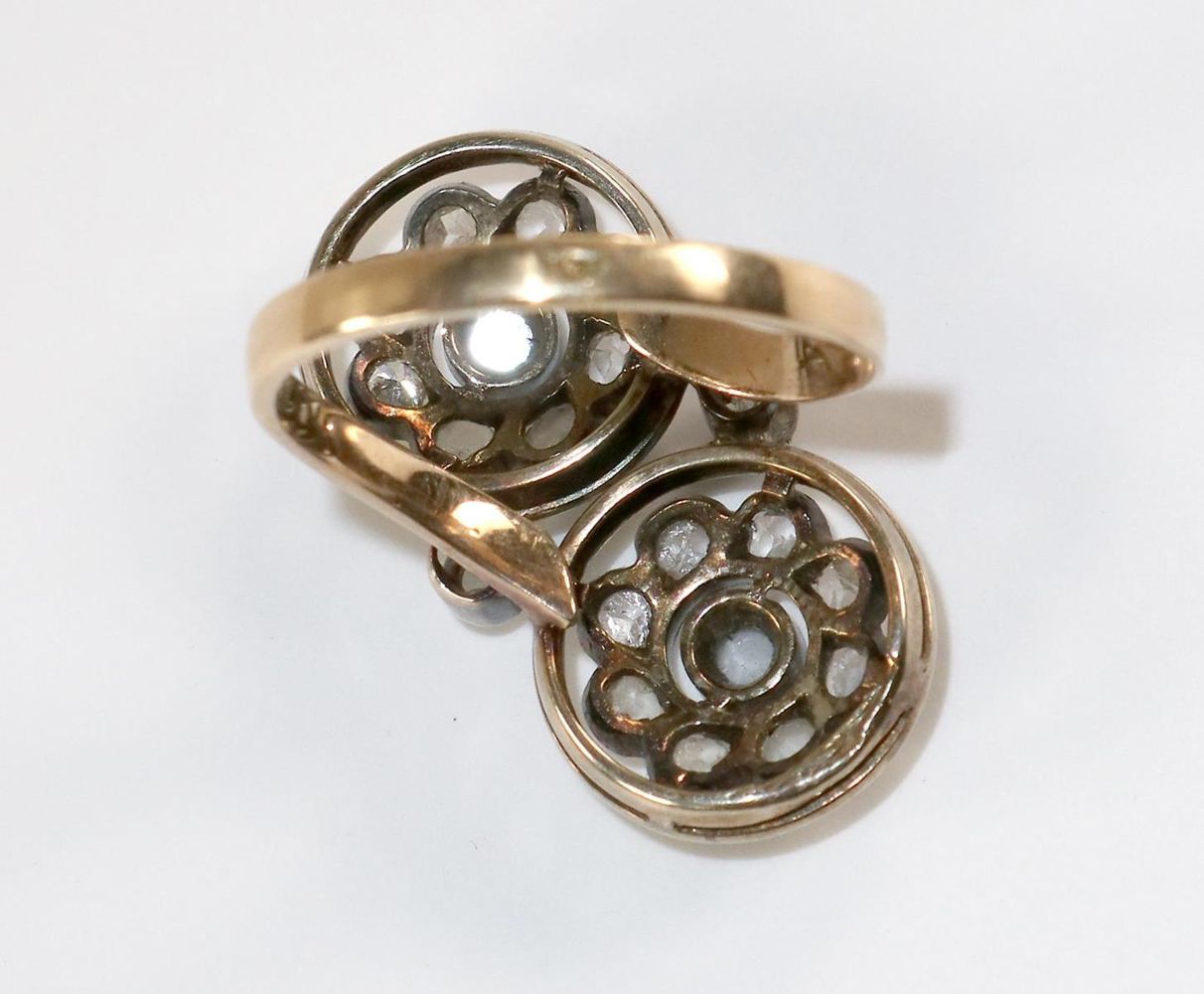 Große Abbildung Nr.2: 134-2444 Diamantring des Art Déco.: (Schmuck, Ringe)