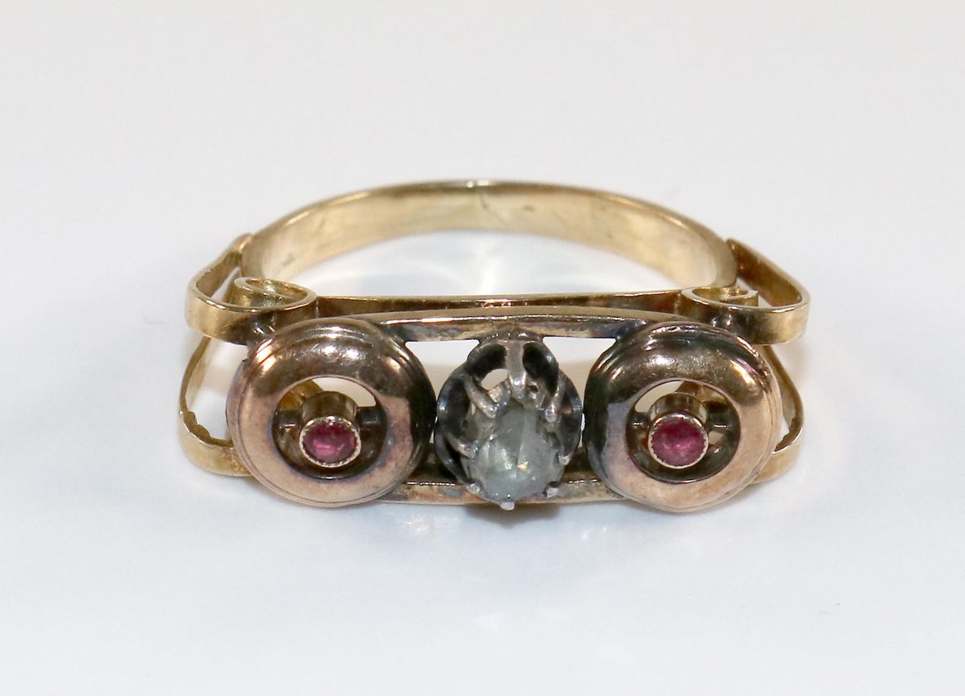 Große Abbildung Nr.1: 134-2451 Historischer Damenring: (Schmuck, Ringe)