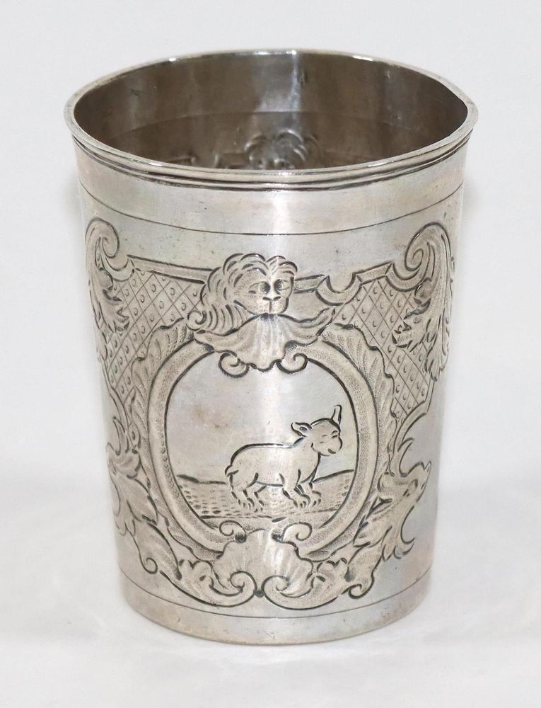 Große Abbildung Nr.1: 134-2464 Barockbecher.: (Silber, Russland)