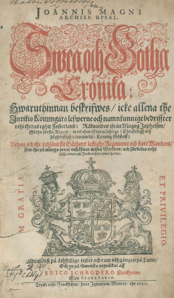 Große Abbildung Nr.1: 134-253 Magnus, Johannes,: (Alte Drucke, Handschriften und Theologie)