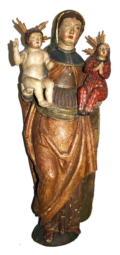Große Abbildung Nr.1: 134-2539 Anna Selbdritt.: (Volkskunst, Religiöse Volkskunst)