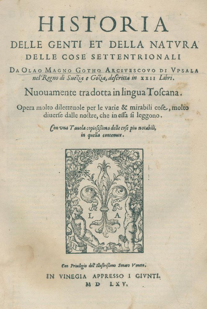 Große Abbildung Nr.1: 134-254 Magnus, Olaus.: (Alte Drucke, Handschriften und Theologie)