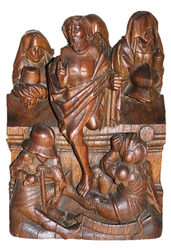 Große Abbildung Nr.1: 134-2542 Auferstehung.: (Volkskunst, Religiöse Volkskunst)
