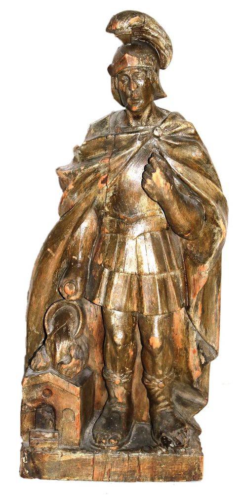 Große Abbildung Nr.1: 134-2553 Hl. Florian: (Volkskunst, Religiöse Volkskunst)