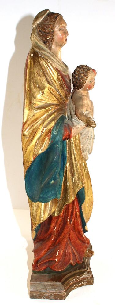 Große Abbildung Nr.3: 134-2575 Madonna mit Kind.: (Volkskunst, Religiöse Volkskunst)