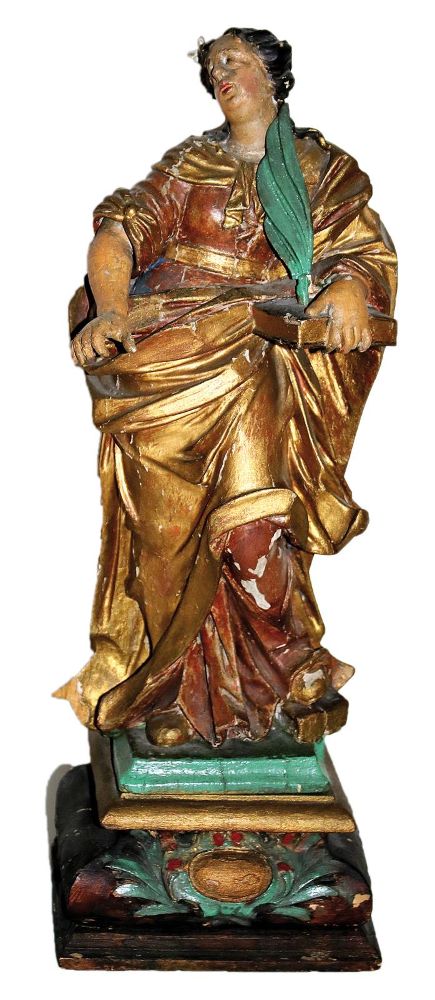 Große Abbildung Nr.1: 134-2588 Stehende Heilige: (Volkskunst, Religiöse Volkskunst)