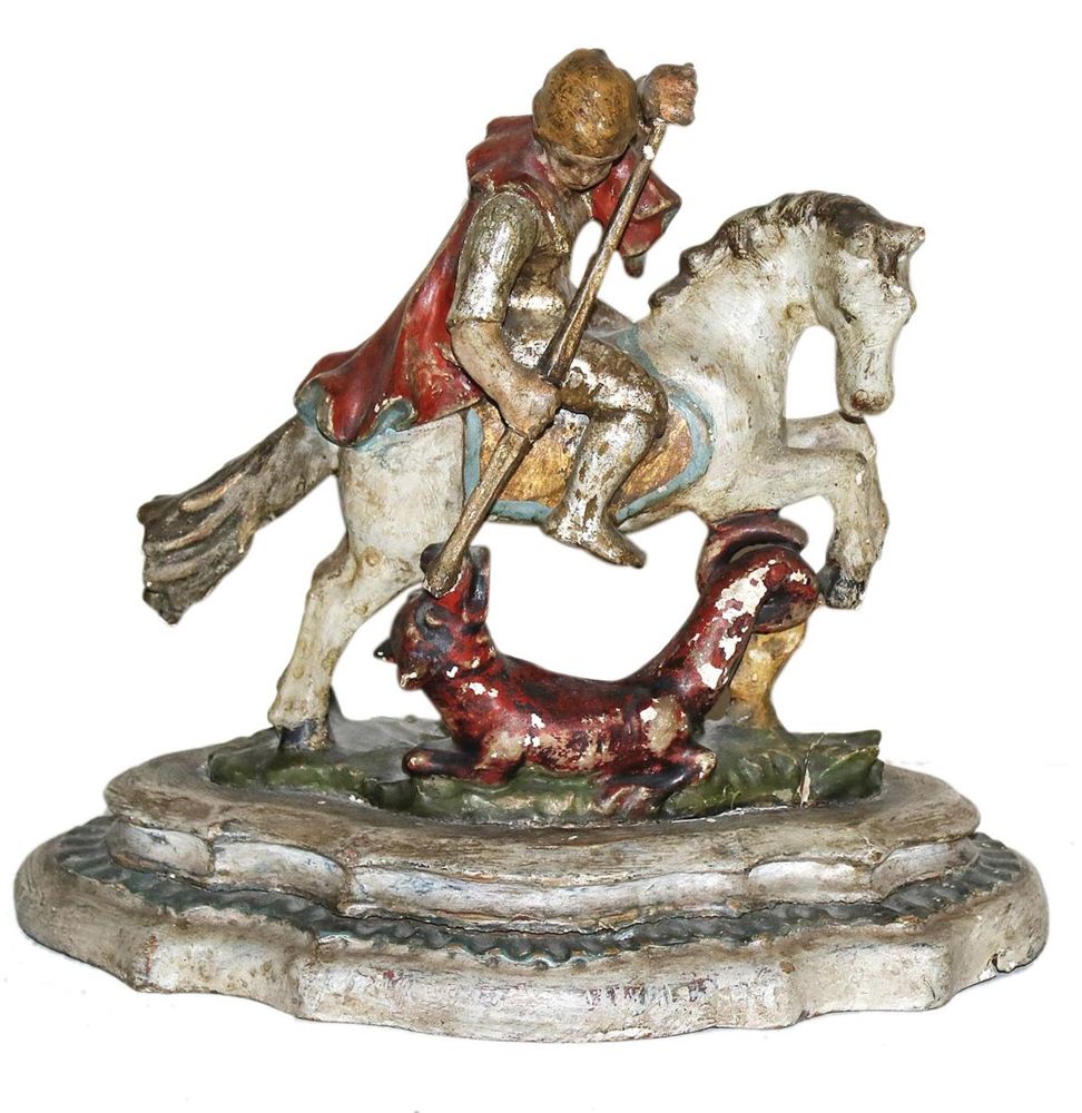 Große Abbildung Nr.1: 134-2590 St.Georg.: (Volkskunst, Religiöse Volkskunst)