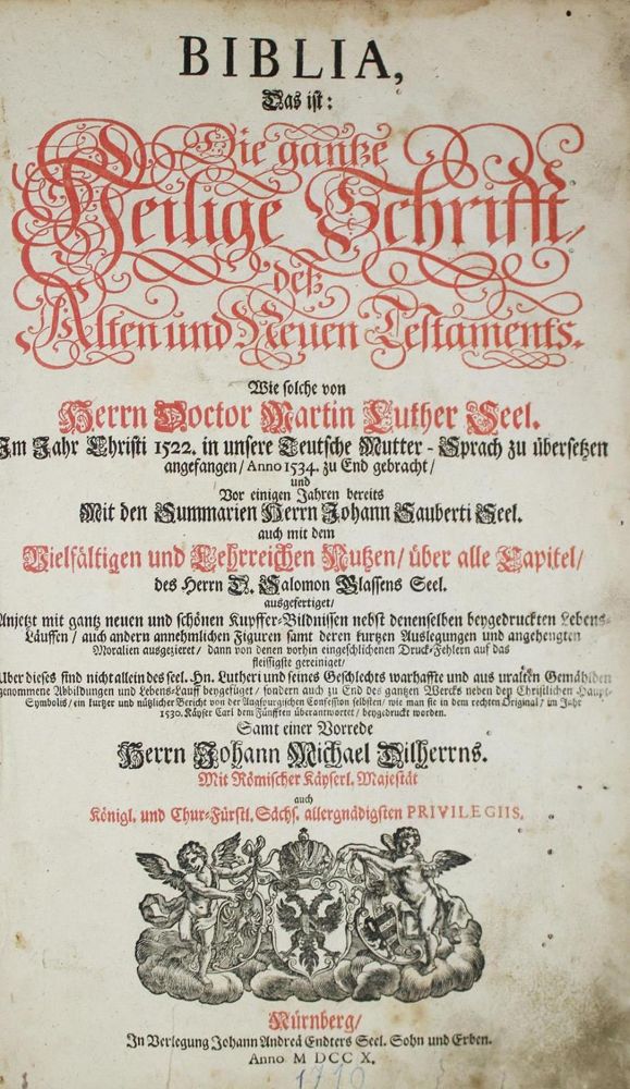 Große Abbildung Nr.1: 134-27 Biblia germanica.: (Bibeln)