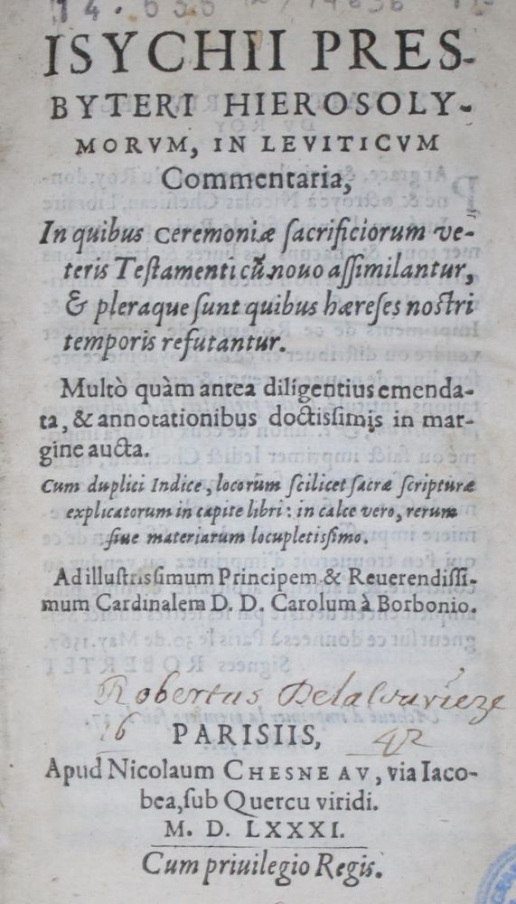 Große Abbildung Nr.2: 134-272 Nicephorus Callistus,X.: (Alte Drucke, Handschriften und Theologie)