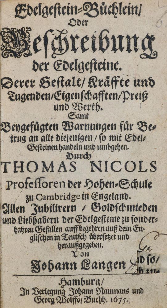 Große Abbildung Nr.1: 134-273 Nicols,Th.: (Alte Drucke, Handschriften und Theologie)