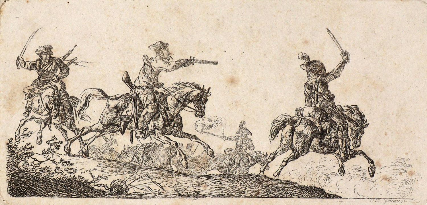 Große Abbildung Nr.1: 134-2764 Gebauer, Christian David: (Varia, Militaria, Kosaken)