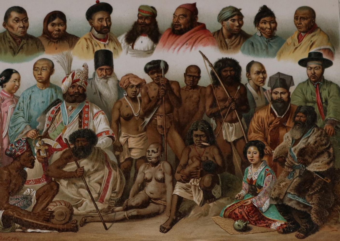 Große Abbildung Nr.1: 134-2775 Trachten.: (Varia, Mode und Trachten)