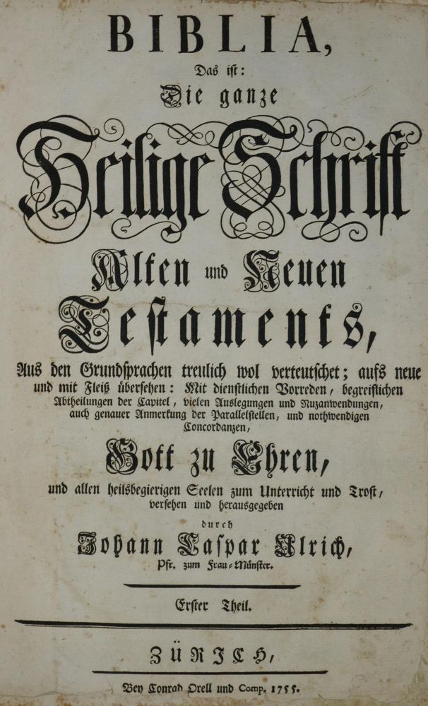 Große Abbildung Nr.1: 134-28 Biblia germanica.: (Bibeln)