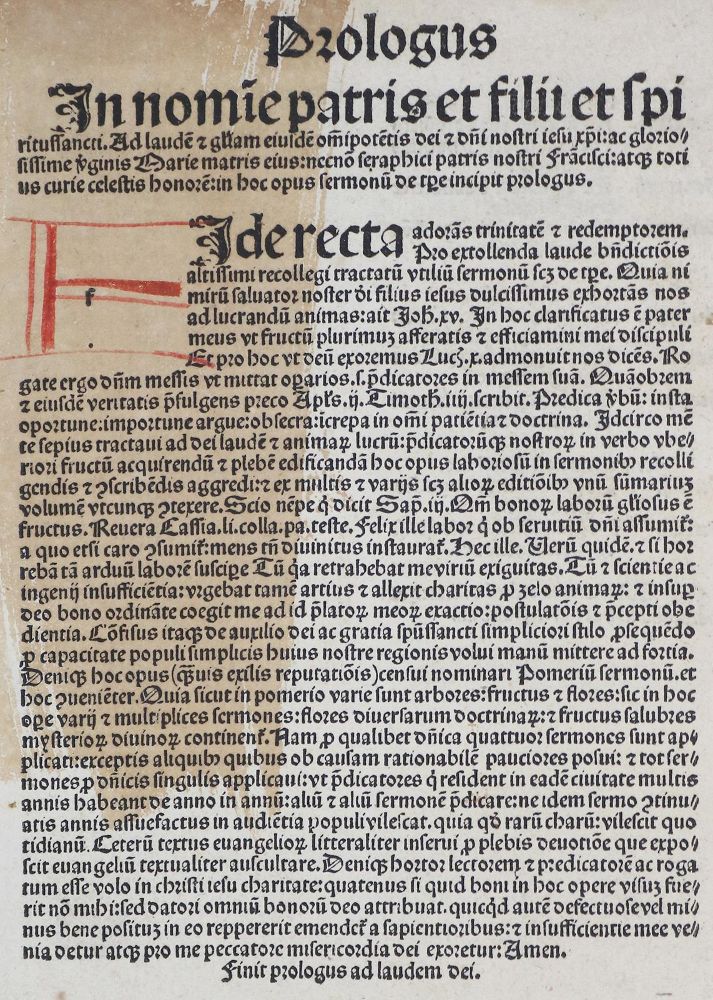 Große Abbildung Nr.1: 134-281 Pelbartus, de Temeswar.: (Alte Drucke, Handschriften und Theologie)