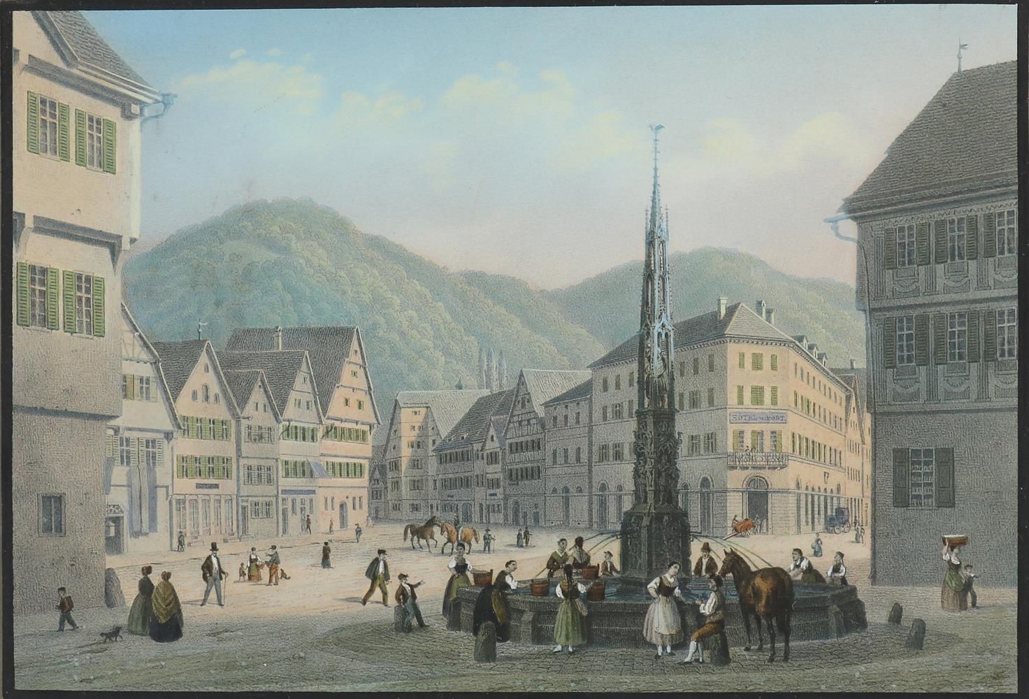 Große Abbildung Nr.2: 134-2899 Urach und Hohenurach.: (Deutschland)