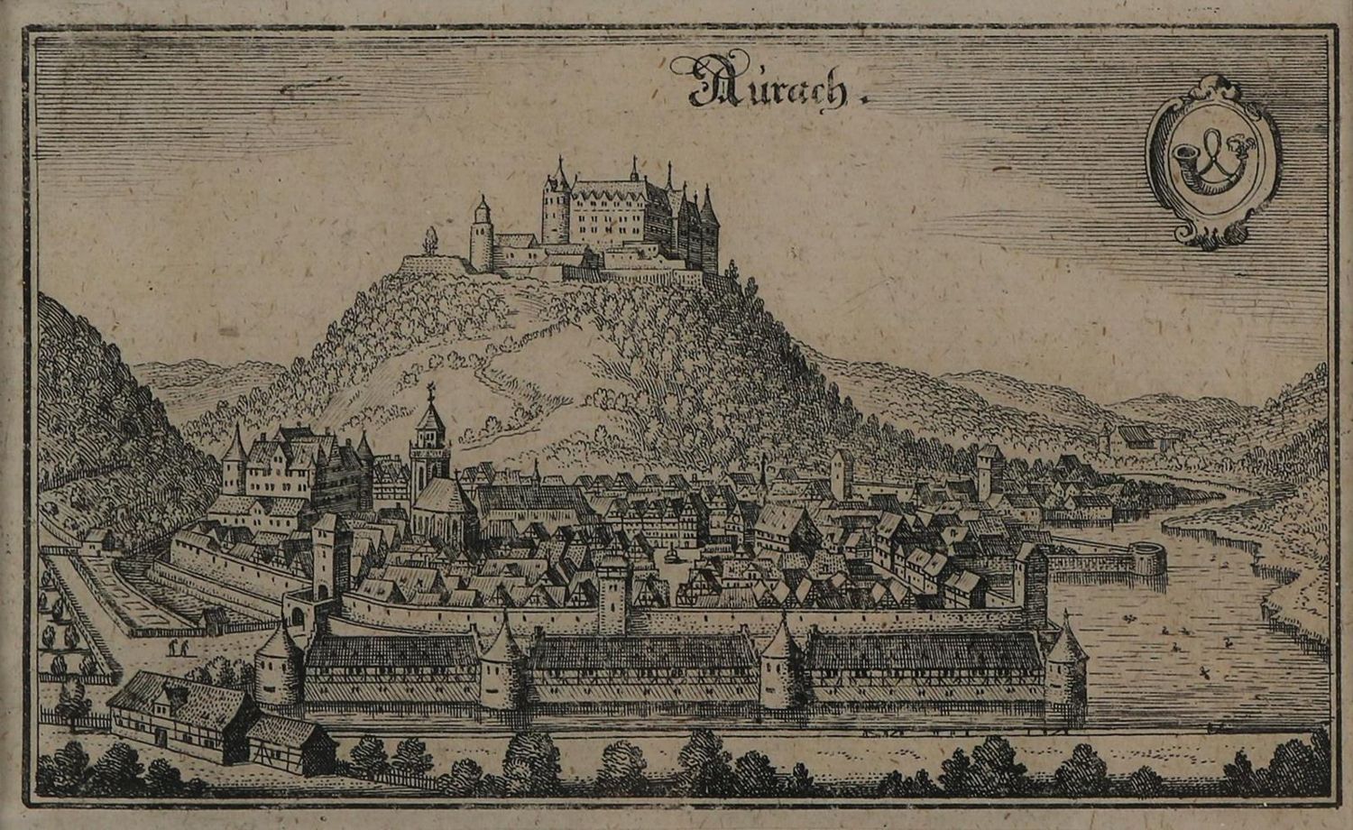 Große Abbildung Nr.3: 134-2899 Urach und Hohenurach.: (Deutschland)