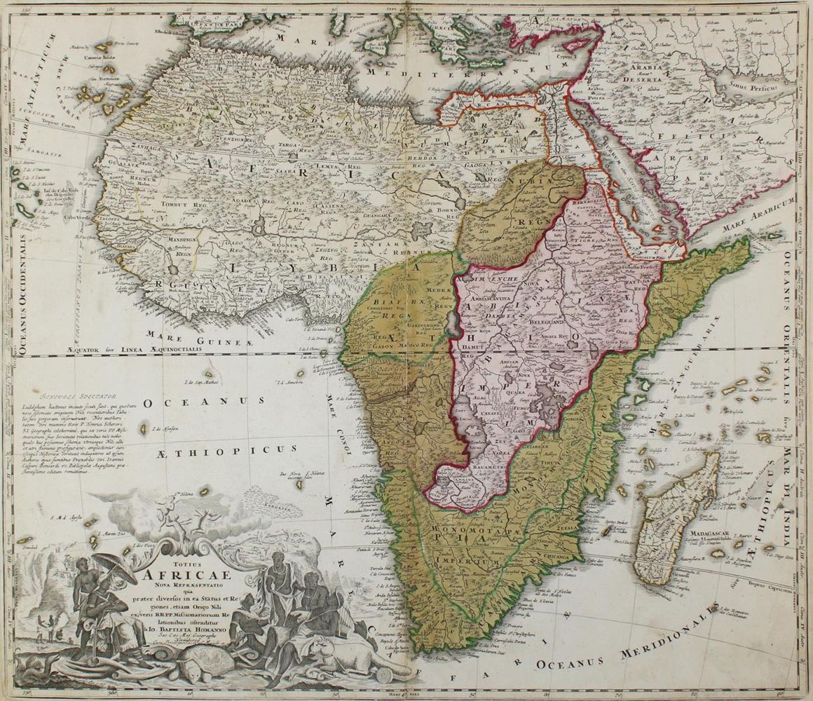 Große Abbildung Nr.1: 134-2910 Afrika.: (Ausland, Afrika)