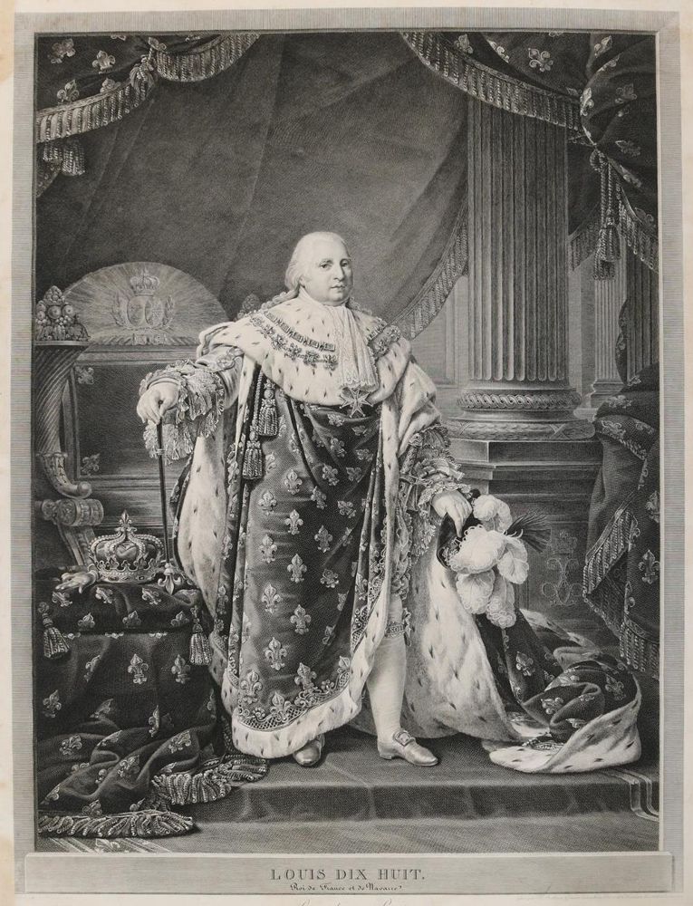 Große Abbildung Nr.1: 134-2963 Ludwig XVIII.: (Ausland, Frankreich, Portrait)