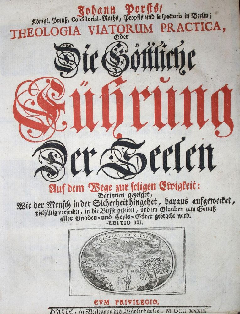Große Abbildung Nr.1: 134-298 Porst,J.: (Alte Drucke, Handschriften und Theologie)
