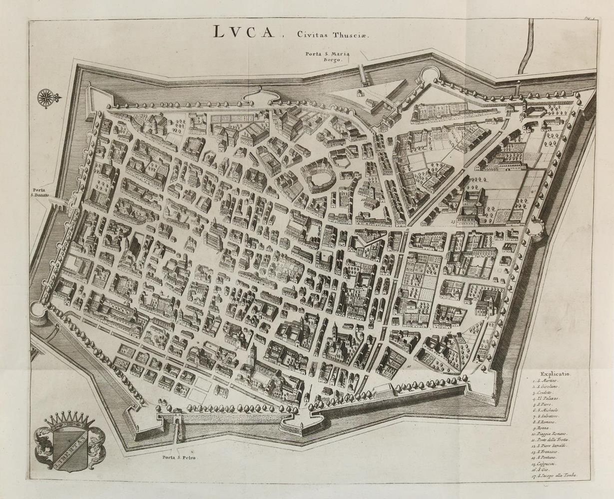 Große Abbildung Nr.1: 134-2990 Lucca.: (Ausland, Italien)