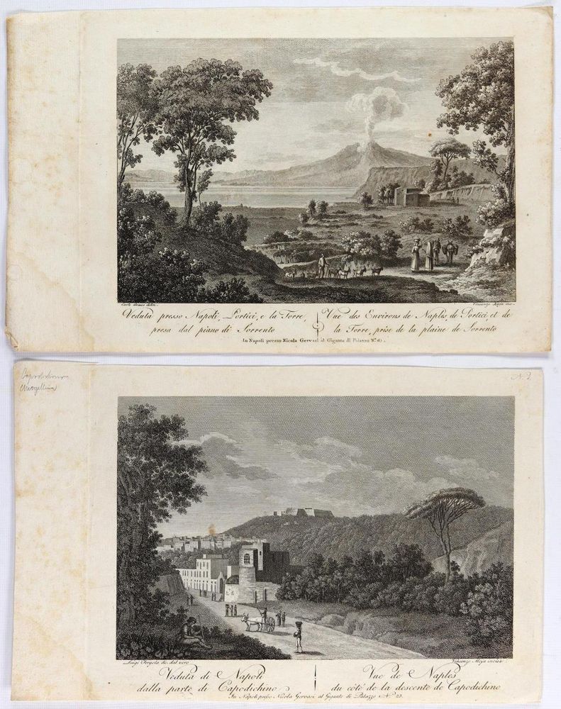 Große Abbildung Nr.2: 134-2994 Neapel u. Umgebung.: (Ausland, Italien)