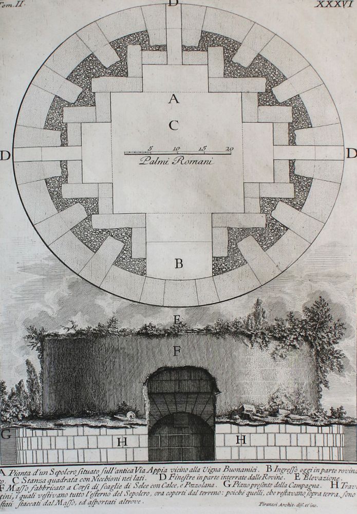Große Abbildung Nr.1: 134-3038 Piranesi,G.B.: (Ausland, Italien, Rom)