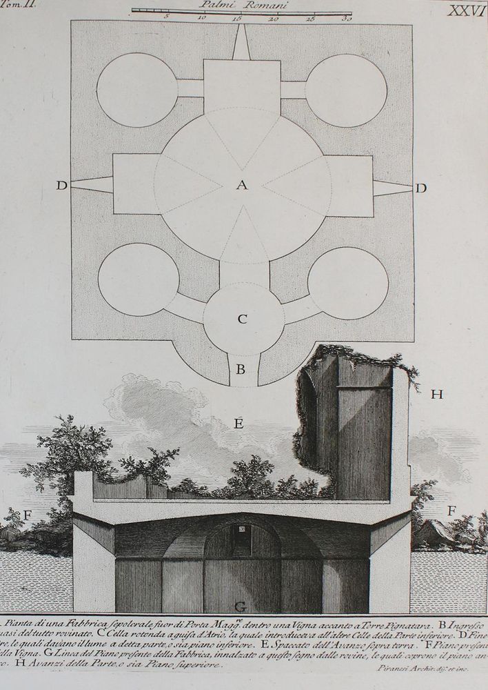 Große Abbildung Nr.5: 134-3038 Piranesi,G.B.: (Ausland, Italien, Rom)