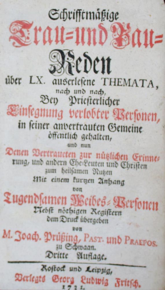 Große Abbildung Nr.1: 134-304 Prüssing,J.: (Alte Drucke, Handschriften und Theologie)
