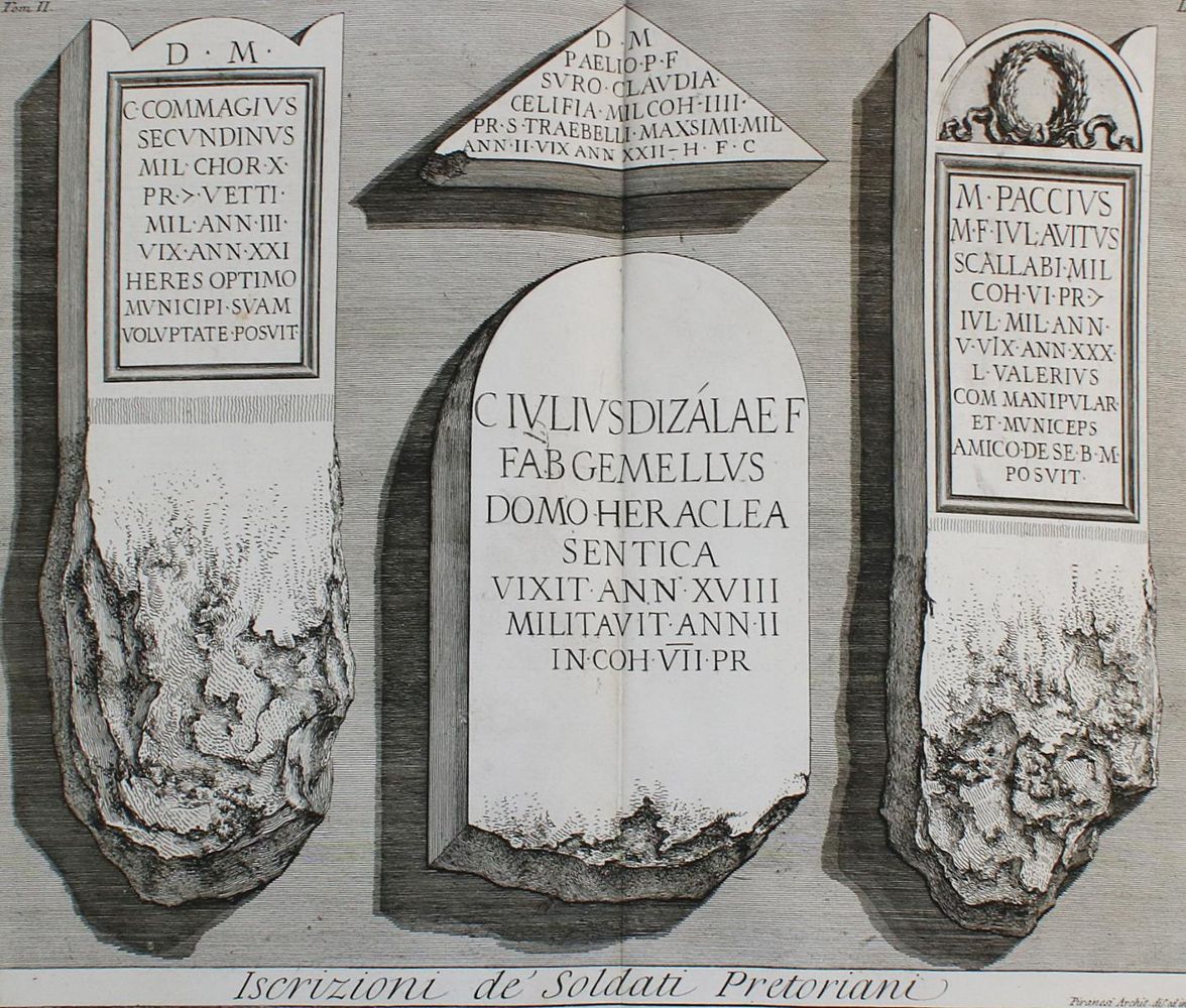Große Abbildung Nr.1: 134-3051 Piranesi,G.B.: (Ausland, Italien, Rom)