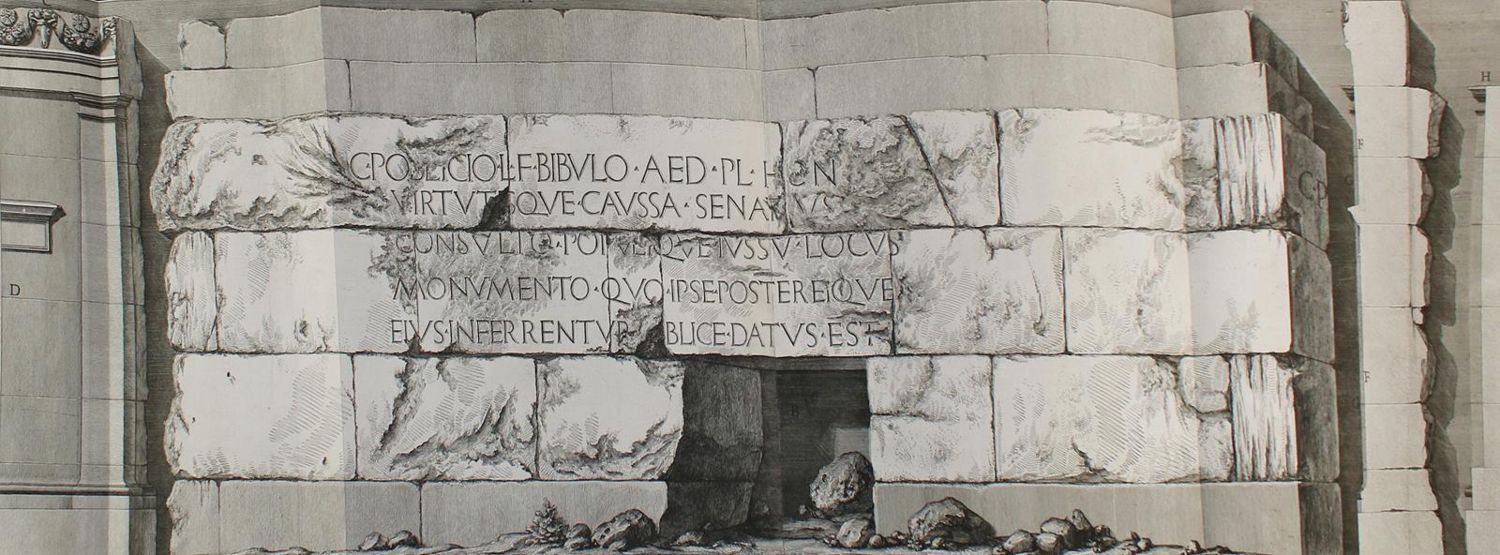 Große Abbildung Nr.1: 134-3069 Piranesi,G.B.: (Ausland, Italien, Rom)