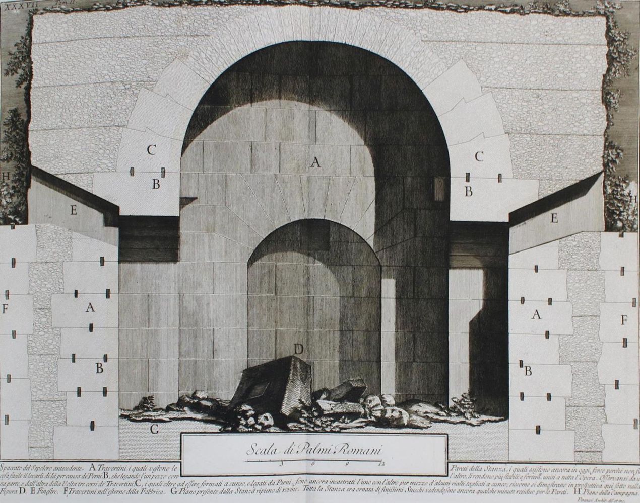 Große Abbildung Nr.1: 134-3071 Piranesi,G.B.: (Ausland, Italien, Rom)