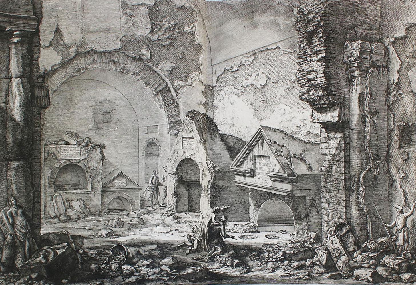 Große Abbildung Nr.1: 134-3076 Piranesi,G.B.: (Ausland, Italien, Rom)