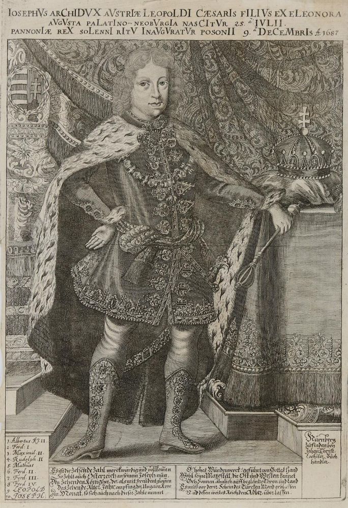 Große Abbildung Nr.1: 134-3103 Joseph I. (HRR,: (Ausland, Österreich, Portrait)