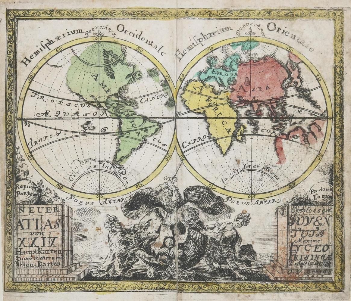 Große Abbildung Nr.1: 134-3150 Weltkarten.: (Ausland)