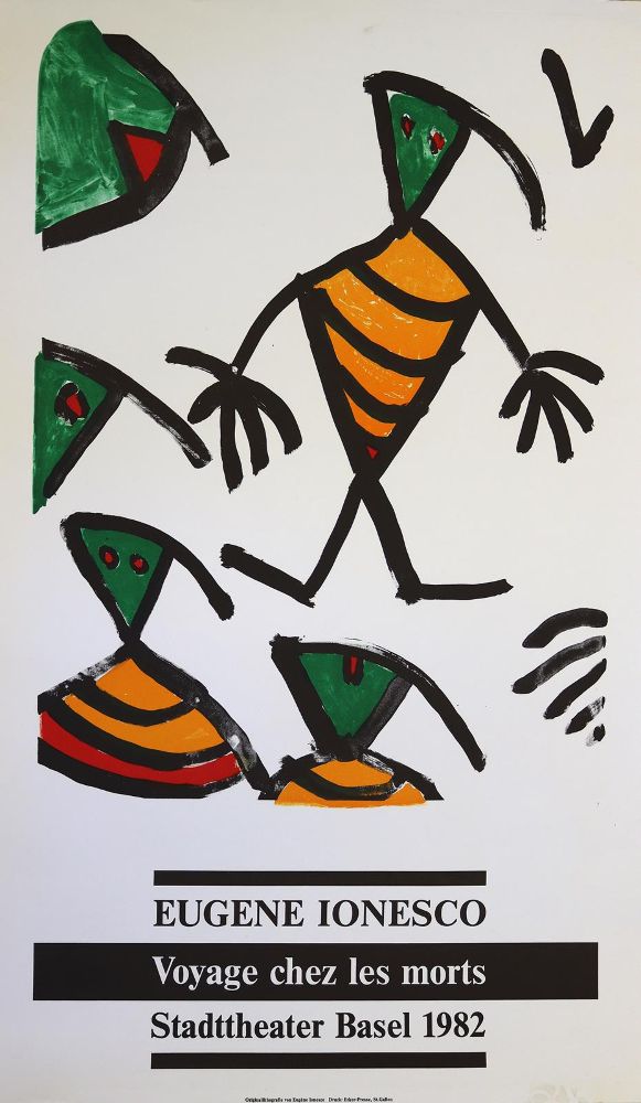 Große Abbildung Nr.3: 134-3158 Ionesco, Eugène: (Plakate)