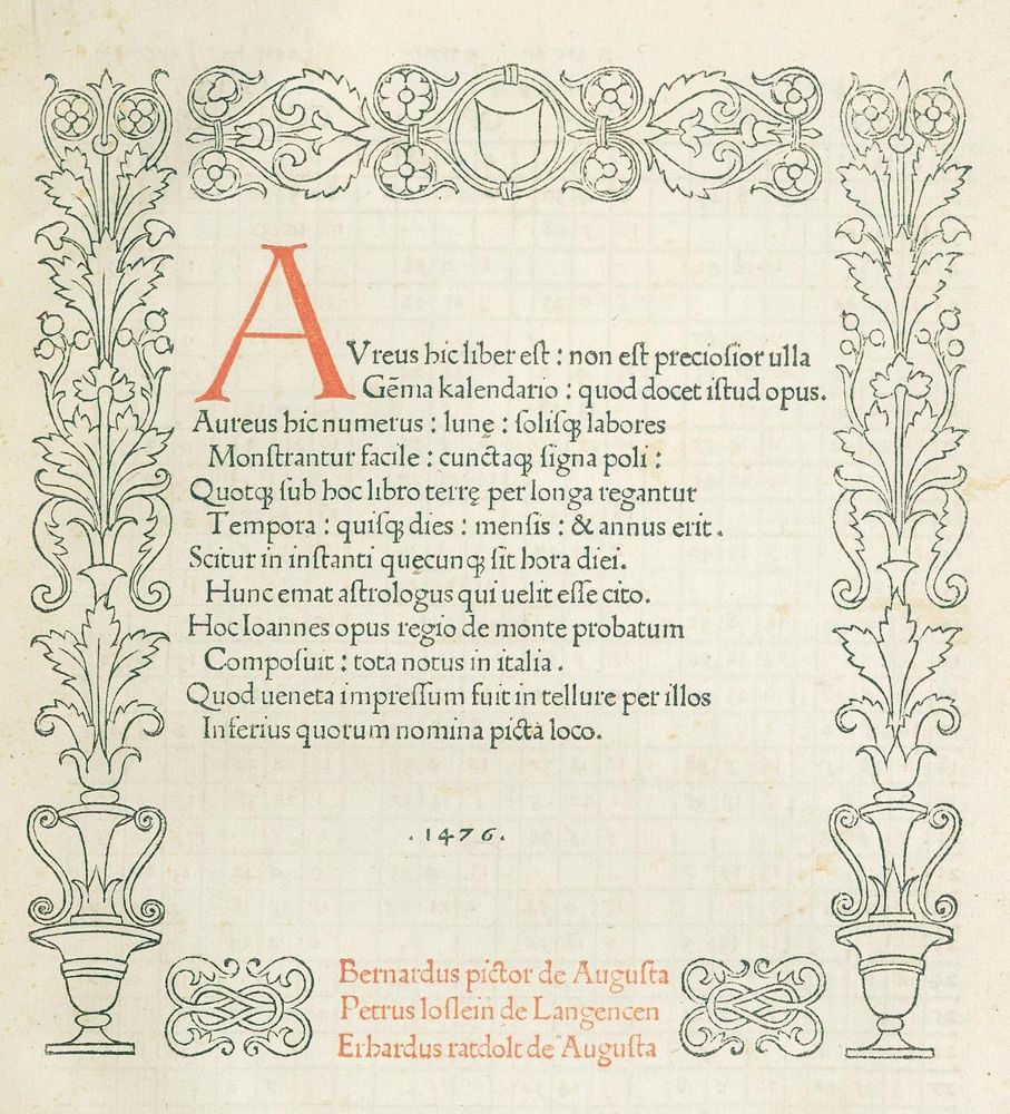 Große Abbildung Nr.1: 134-316 Regiomontanus (d.i. Johannes Müller von Königsberg).: (Alte Drucke, Handschriften und Theologie)
