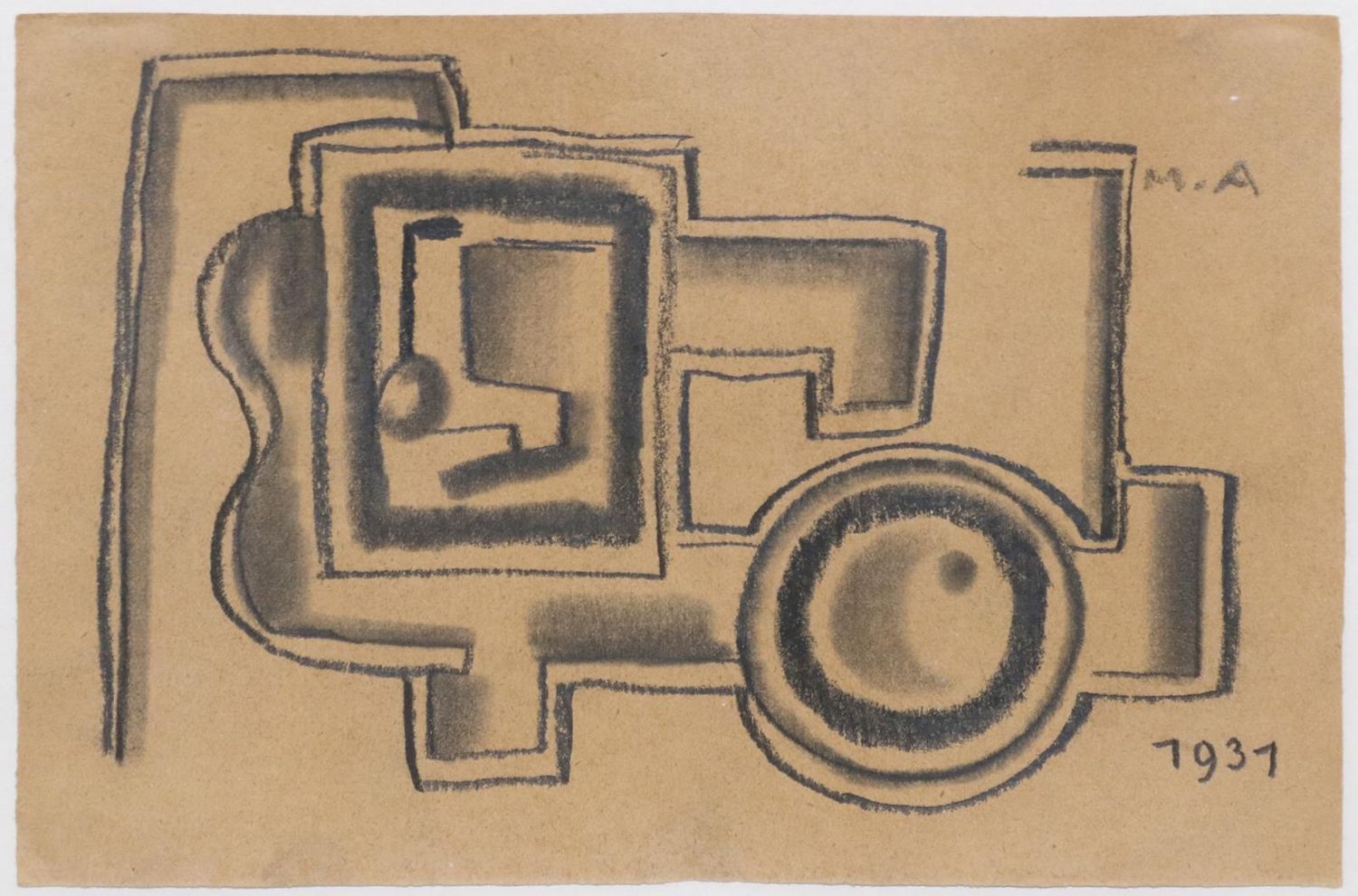 Große Abbildung Nr.1: 134-3172 Ackermann, Max: (Künstlergraphik)