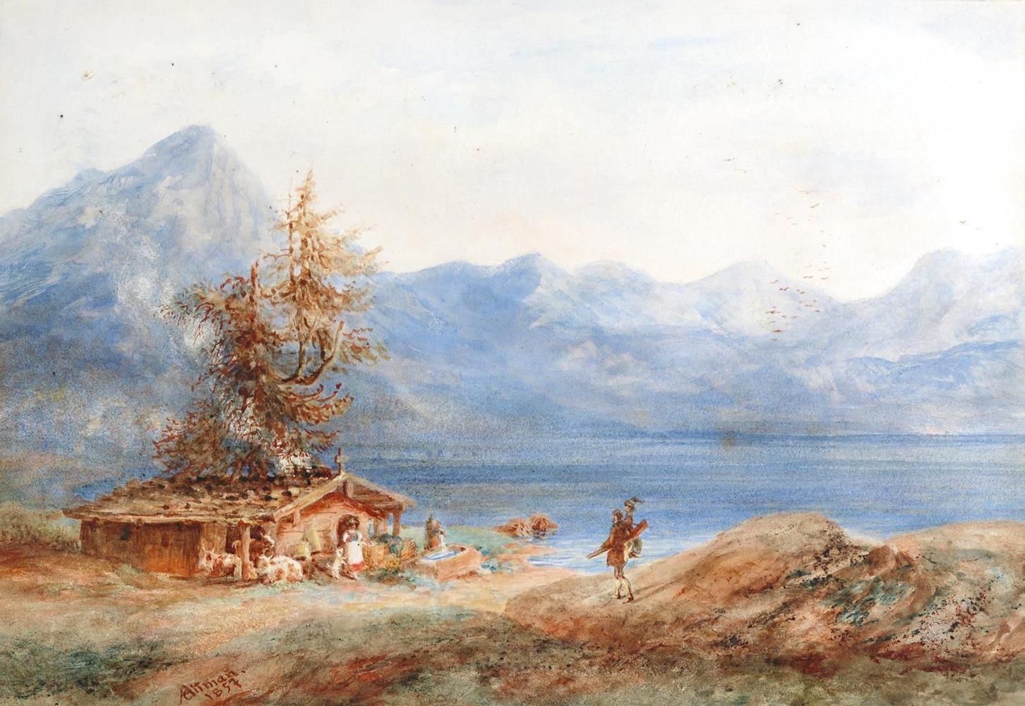 Große Abbildung Nr.1: 134-3181 Altmann: (Künstlergraphik)