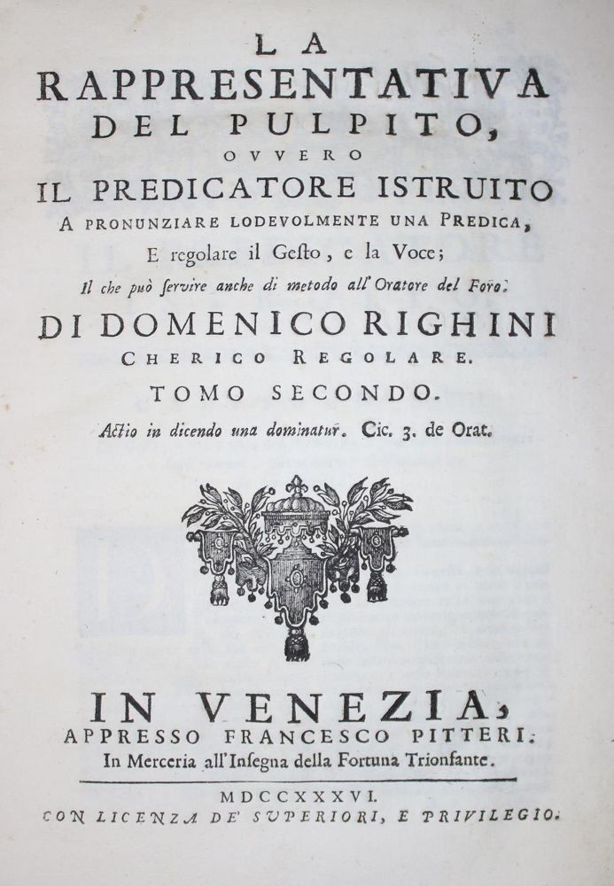 Große Abbildung Nr.1: 134-320 Righini,D.: (Alte Drucke, Handschriften und Theologie)