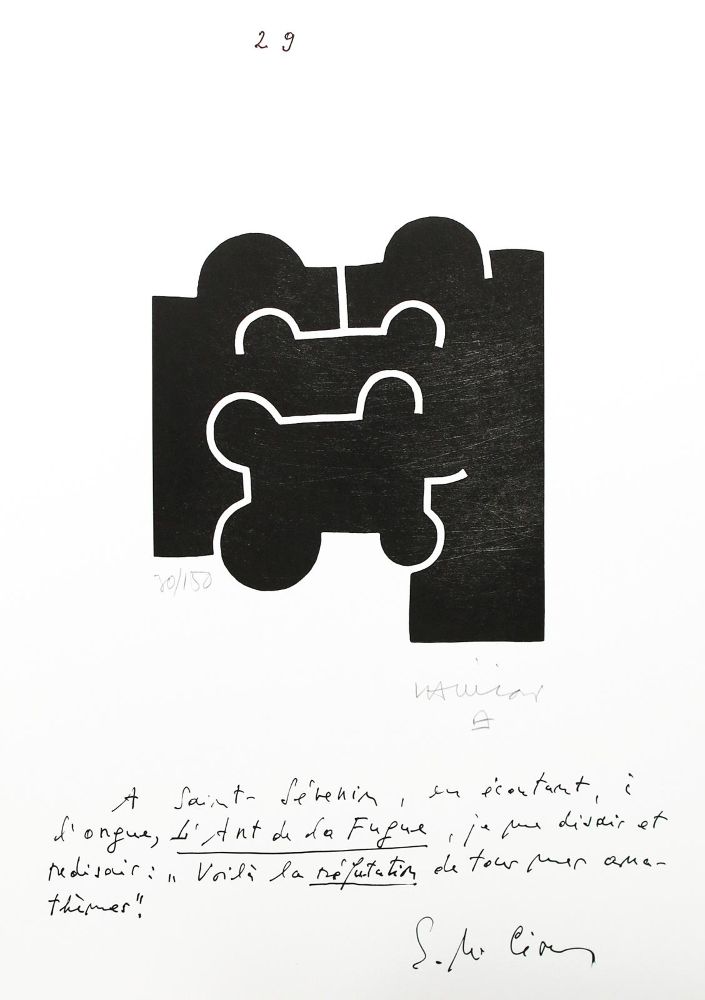 Große Abbildung Nr.1: 134-3323 Chillida, Eduardo: (Künstlergraphik)